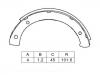 Zapata de freno Brake Shoe Set:K6615